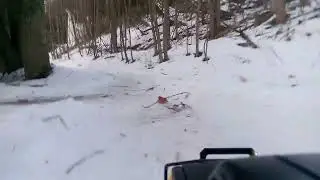 POV MN82S drive on hard pack snow 