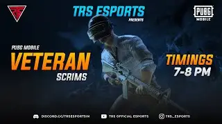 TRS ESPORTS VETERAN SCRIMS  || FT SBB🇳🇵KAUS🇨🇦 300MS🇮🇳 LORD ESP🇮🇳 || ROAD TO 7K