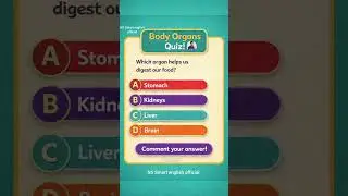 Can You Answer This? 🤔 Body Organs Quiz for Kids | Human Body Parts #shorts #viral #viralvideo #yt