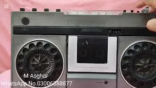 Tape Recorder National Panasonic RS 466 FDS Made in Japan.4.Band Radio FM MW SW1 Sw2
