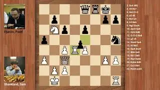 Shankland vs Eljanov - Round 2 - 2025 London Chess Classic