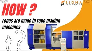 4mm to 8mm | Rope making Machine | model SSE-4T8-12  #ropemaking  #ropemakingmachine #madeinindia