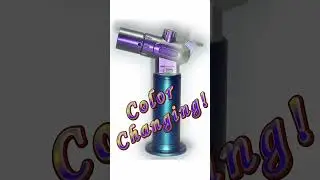 Custom Made Torch with Thermochromic Cerakote! #colorchanging #lighters #thermochromic #torch #dabs