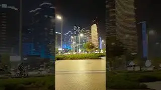 ABU DHABI NIGHT BEAUTIFUL VIEW ABU DHABI NIGHT CITY #abudhabi #abudhabicity  #abudhabinight #dubai