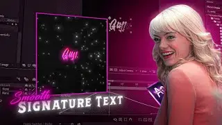 How To Create Signature Text Animation In After Effects ? [ After Effects Tutorial ]