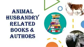ANIMAL HUSBANDRY RELATED BOOKS AND AUTHORS