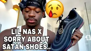 LIL NAS X APOLOGIZES ,SORRY FOR SATAN NIKE SHOES ... WHY ARE PEOPLE SO UPSET OVER THESE SHOES?