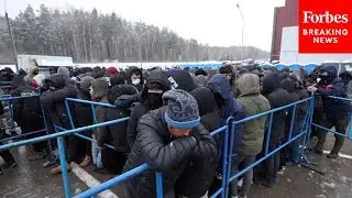 Hundreds Of Migrants Still Waiting At Poland-Belarus Border