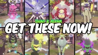 Get all NEW Pokemon Shiny Alpha with YOUR OT in Pokemon Legends Arceus