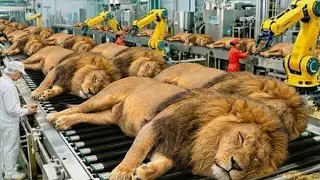 Inside a factory that produces everything from lion skins – from giant lions – to designer handbags.