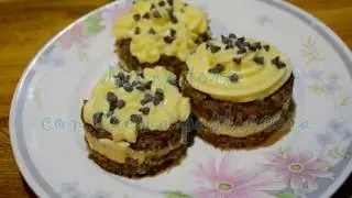 Mini Tortine Pan di Spagna e Crema Pasticcera