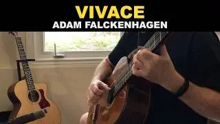 Vivace - Adam Falckenhagen - classical guitar piece performed by Dave Milliken