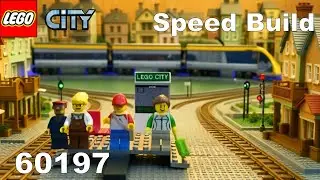 LEGO City | 60197 | Passenger Train | Speed build | 4K