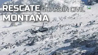 RESCATE en MONTAÑA GUARDIA CIVIL - PEÑALARA - SIERRA DE GUADARRAMA - SEGOVIA