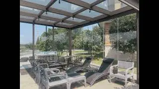 #panoramicviews #outdoordesignideas #balcony Fz30 #glasswall #glassdesign folding #glassdoors -987