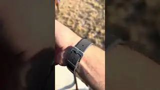 WIS Straps Rubber Quick Release Strap on the Rolex Explorer while horseback riding! 🤠