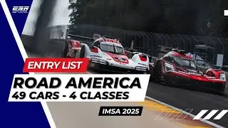 IMSA 2025: Massive 49‑Car Entry List for Road America &ndash; All Drivers & Teams Announced!