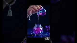 Witch Potion 🧙&zwj;♀️💜🫧✨ WitchPotion #ASMR #HalloweenVibes #Satisfying #shorts
