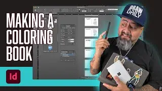 Making a coloring book with @Adobe Indesign
