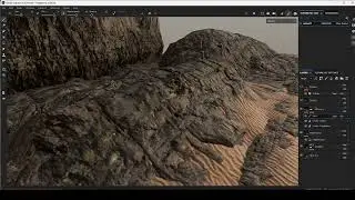 Height blend study in Substance Painter