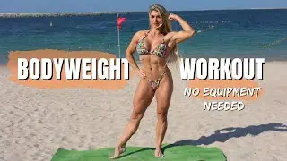 Bodyweight Workout | Full Body Workout | Beach Edition | Kristie Sanderson