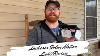 Lachesis Solar Powered, Motion Sensing Light (Product Review) Outdoor Flood Light for Home Security