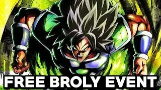 NEW FREE BROLY EVENT! Dragon Ball Legends Free Sparking Broly Fury Rising Battle Broly Event!