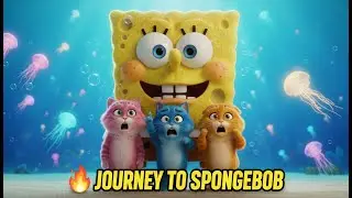 Super Cat Journey to SpongeBob 🌊😱 (Unbelievable Underwater Adventure!)