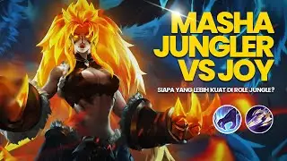 MASHA JUNGLER VS JOY | SIAPA YANG TERKUAT DI ROLE JUNLGE? #mlbbidcreator