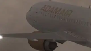 Adam Air Flight 574 Fighting The Storm & Mid-Air Breakup Animation