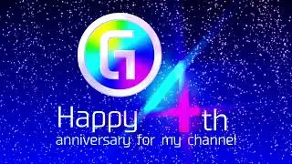 Happy 4th anniversary to my channel 