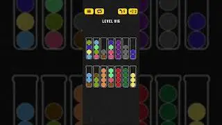 Ball Sort - Color Puzzle Game - Level 915 - Walkthrough SOLVED by RobotPlayer AI!!!