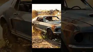 Restoration 1969 American Ford Mustang Fastback 🔧🔥 Classic Restoration #restoration #ford #shorts