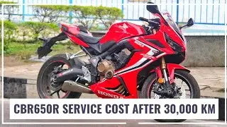HONDA CBR650R SERVICE & MAINTAINENCE COST AFTER 30,000 KM | SHOCKING RESULTS 😯
