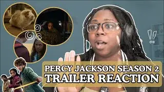 Percy Jackson S2 Full Trailer Reaction (we are so back) | Melanated Wise Girl