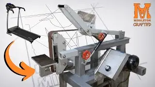 AMAZING !!  Don't throw away your old treadmill! Build a 2