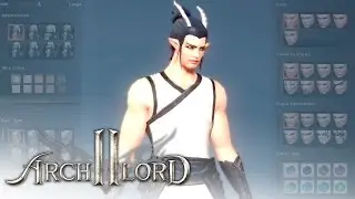 Archlord 2 - (Azuni) Male Dragonscion Character Creation - PTS