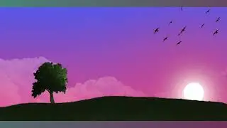 Beautiful Landscape Speed Art Photoshop 2D Landscape