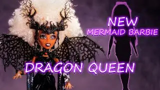 UNBOXING and review of the RuPaul Dragon Queen Monster High Skullector doll & NEW Mermaid Barbies!