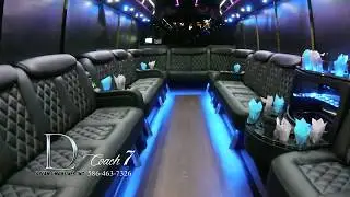 Party Bus Rental: Luxury Coach 7 | Dream Limousines Detroit MI