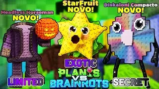 PLANTS VS BRAINROT HALLOWEEN🎃👻🕯️COMO PEGAR O NOVO SECRET, OS 16 BRAINROT E 5 PLANTAS DO UPDATE!