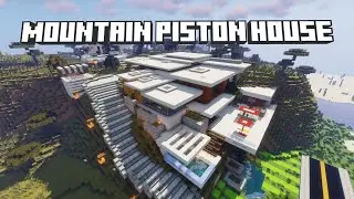 Mountain Piston House in Minecraft Bedrock | MCPE Maps World
