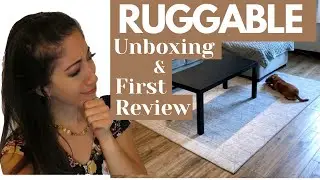 UNBOXING MY NEW RUGGABLE RUGS | MACHINE WASHABLE? | EASY VACCUUM? | FIRST REVIEW 2020