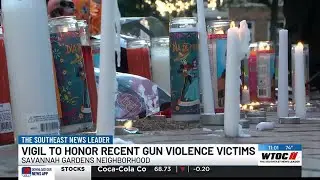 Emotional vigil held in Savannah to honor two teenage victims of gun violence