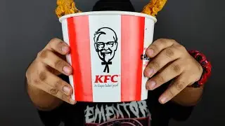 LIVE KFC ₹399 WEDNESDAY BUCKET REVIEW | 15 PCS STRIPS & WINGS FULL FOOD REVIEW & MUKBANG