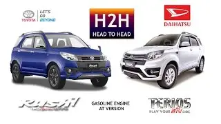 H2H #61 Toyota Rush Ultimo vs Daihatsu Terios Revision Video 1. 0