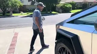 Check out how tough the Cybertruck panel is!