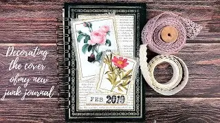 Decorating my Junk Journal Cover