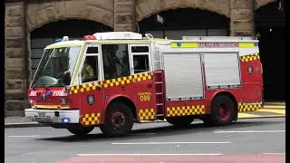 Rail Fire & Emergency Response Unit - Pumper 99 Responding.