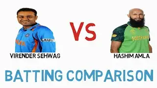 Virender Sehwag VS Hashim Amla Batting Comparison 2021 (ODI, Test and T20I)